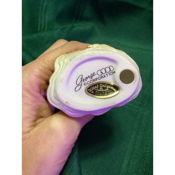 Josef Original September 1974 Schoolgirl With Apple George Good Figurine 3.5” - Picture 6 of 8